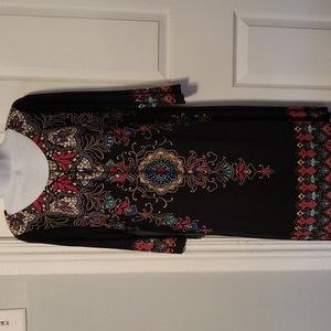 *London Times Petite Printed Dress